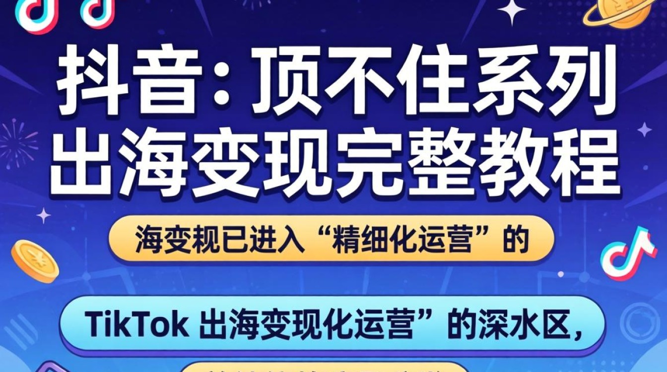 TikTok 顶不住系列 出海变现完整教程,TikTok 怎么变现?TikTok 变现教程 TikTok 顶不住系列 出海变现完整教程