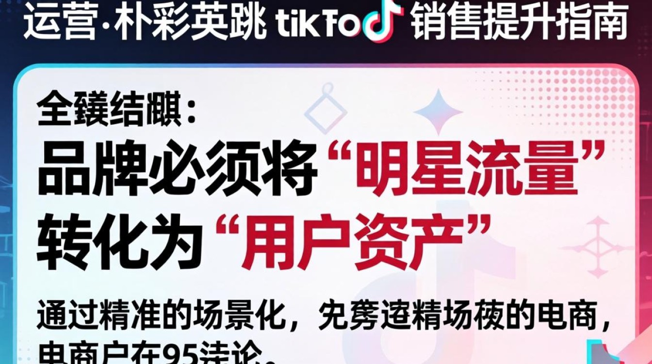 电商运营朴彩英跳 TikTok 销售提升指南
