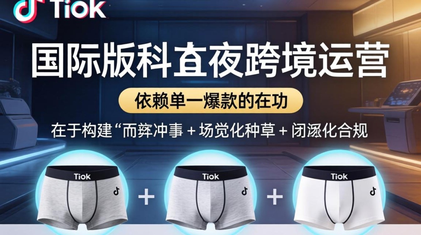 TikTok 国际版内裤 跨境运营从入门到进阶