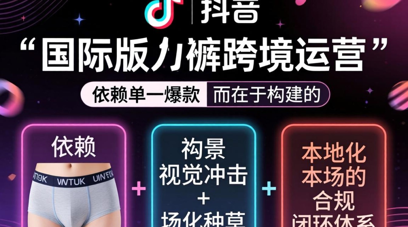 TikTok 国际版内裤 跨境运营从入门到进阶