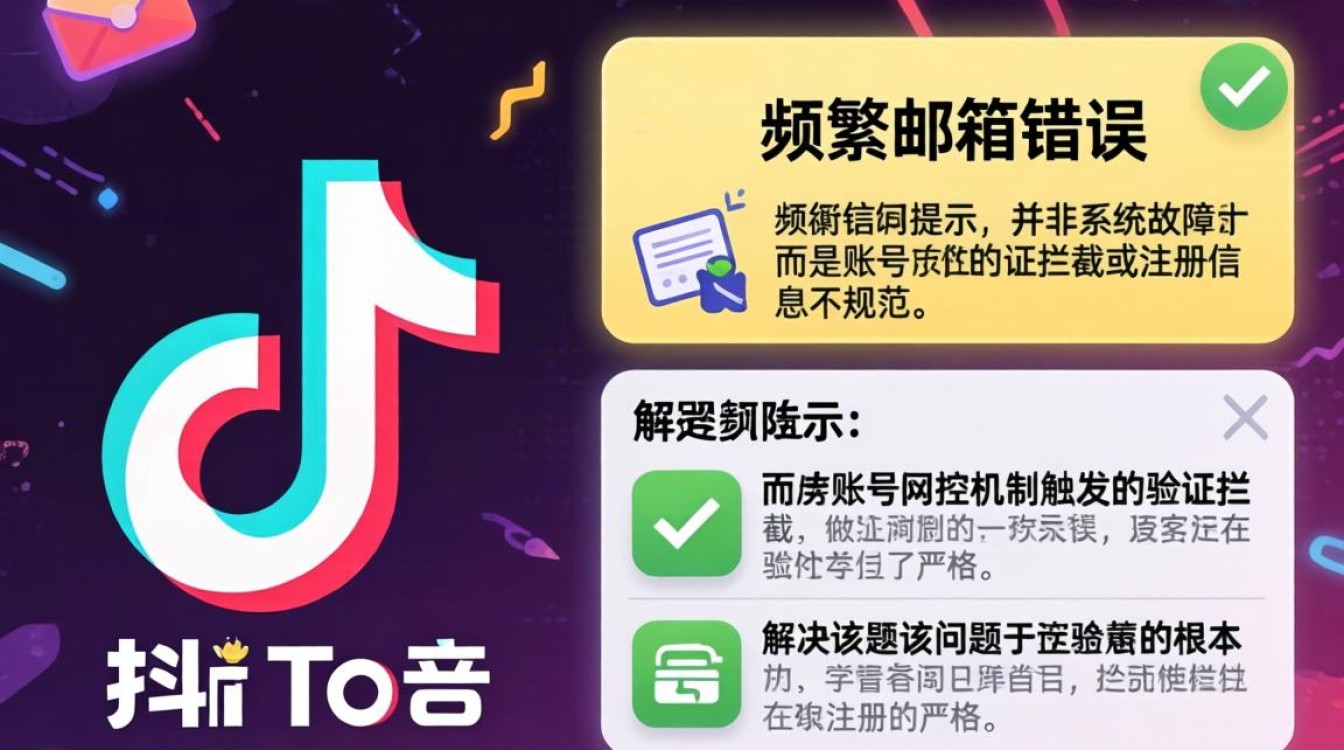 TikTok 邮箱验证失败原因及解决方案