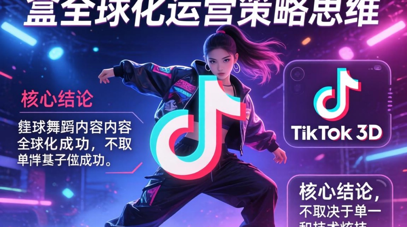 TikTok 3d 舞蹈全球化运营策略