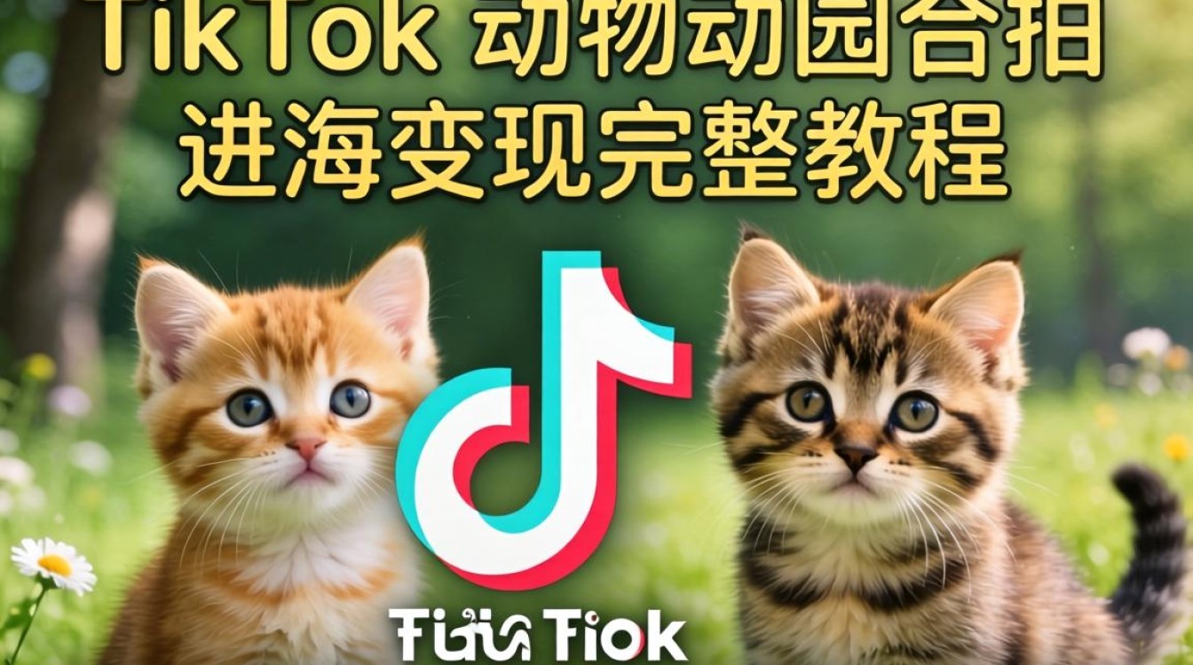 TikTok 动物园合拍 出海变现完整教程怎么做