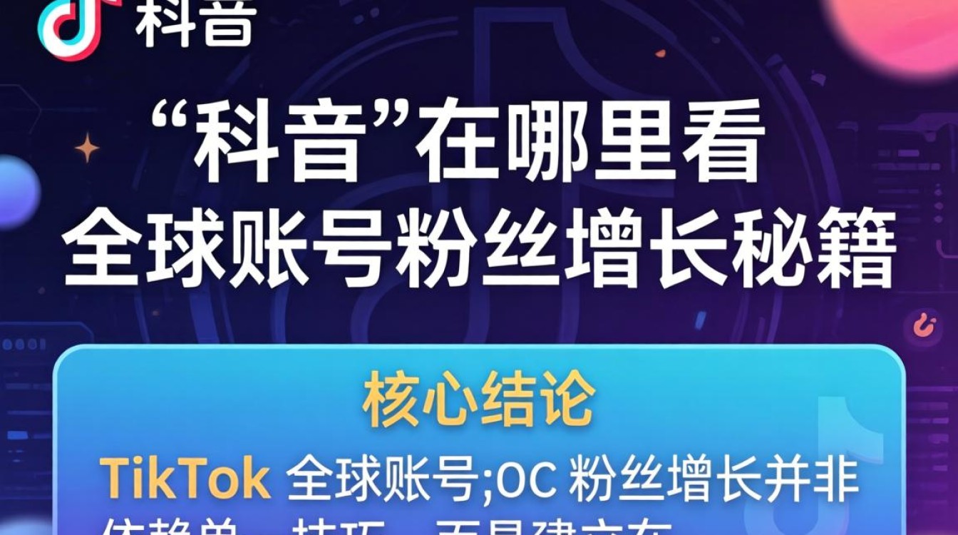 TikTok 能在哪里看,全球账号粉丝怎么增长 TikTok 能在哪里看