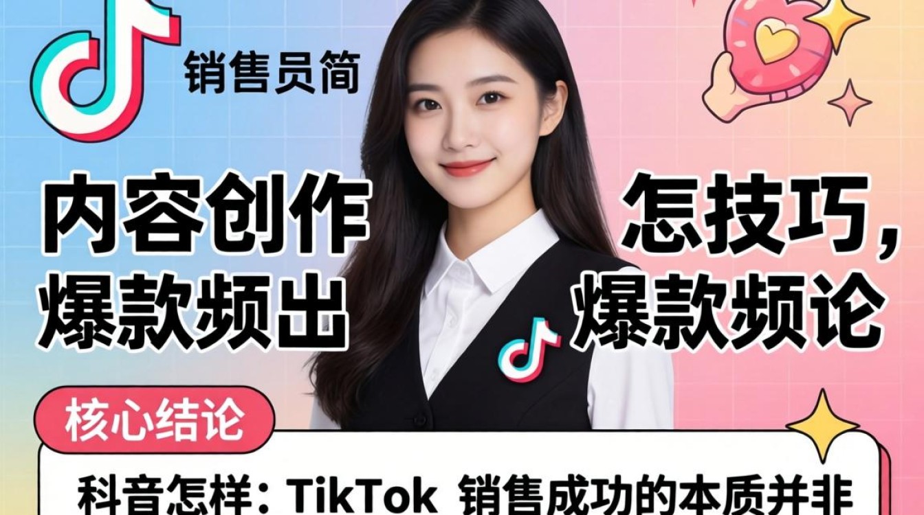 TikTok 销售员怎样做好内容创作?爆款频出技巧与流量秘诀 TikTok 销售员怎样做好内容创作