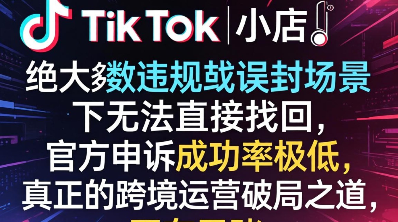 TikTok 小店可以找回吗,TikTok 小店找回方法,TikTok 跨境运营入门到进阶 TikTok 跨境运营入门到进阶