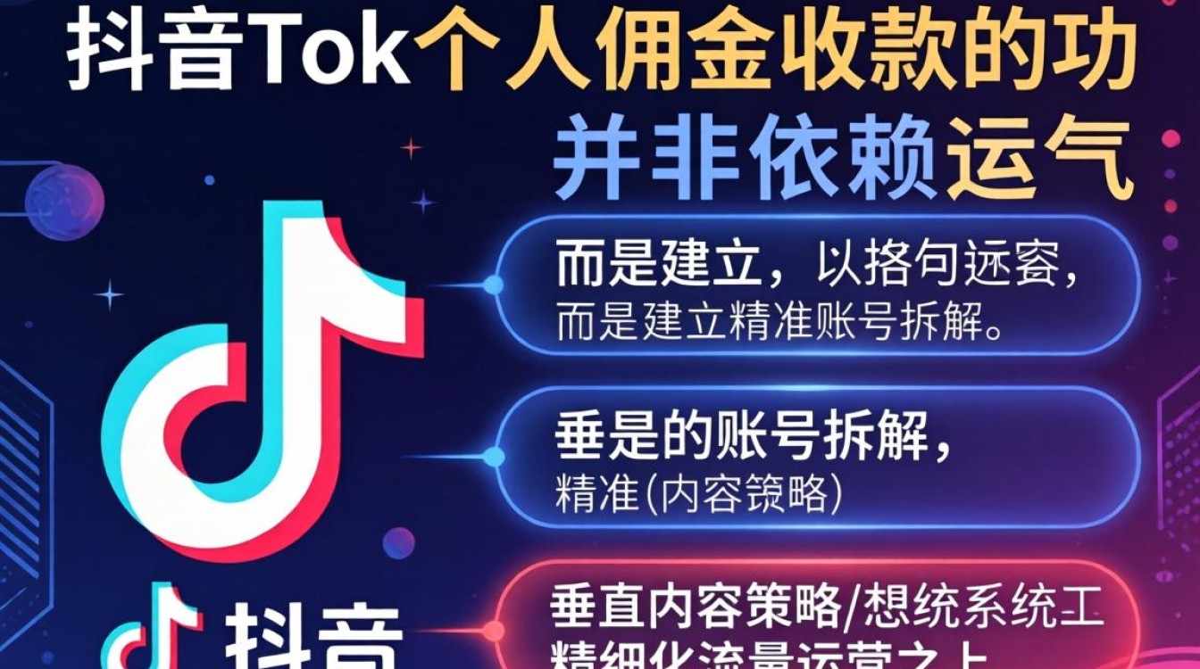 账号拆解做TikTok个人佣金收款