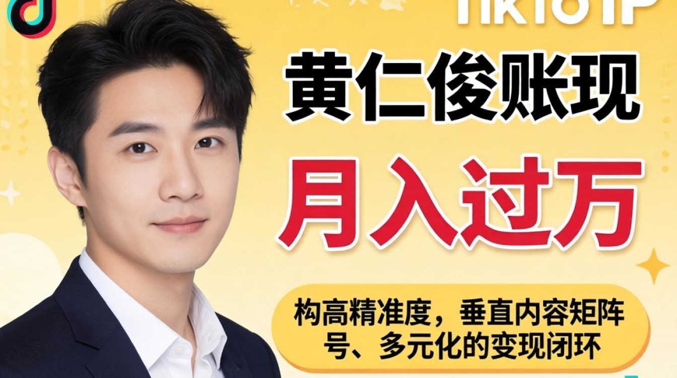 黄仁俊 TikTok 号月入过万技巧