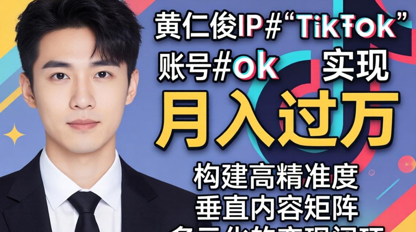 黄仁俊 TikTok 号月入过万技巧