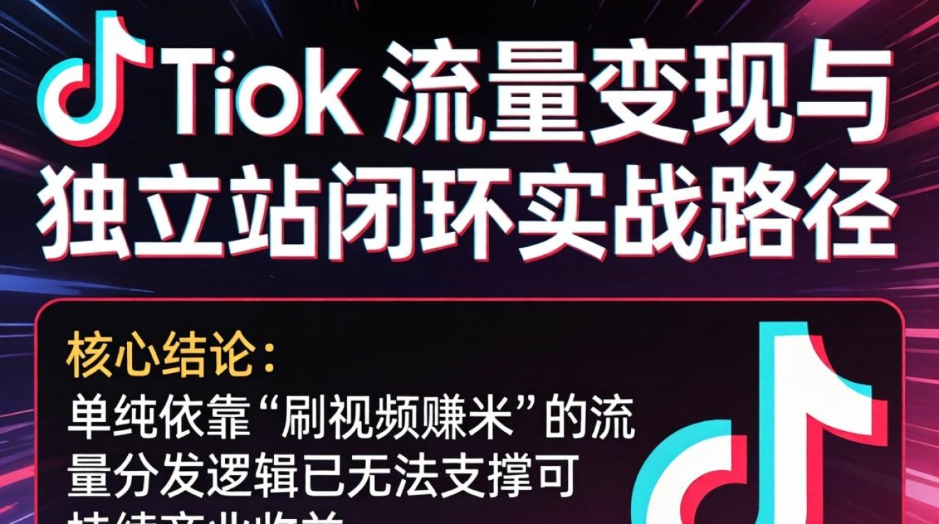 TikTok 刷视频赚米独立站建站海外电商指南