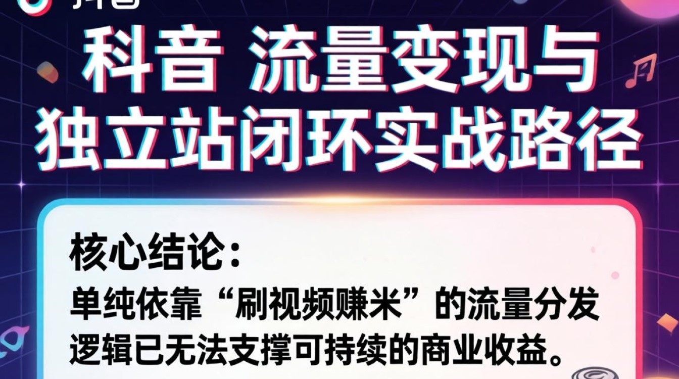 TikTok 刷视频赚米独立站建站海外电商指南