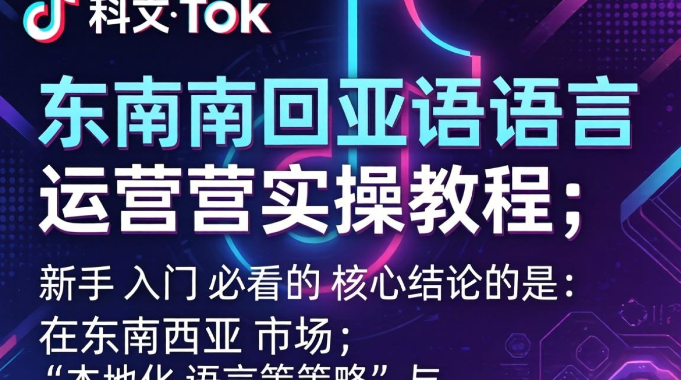 TikTok 东南亚语言运营实操教程