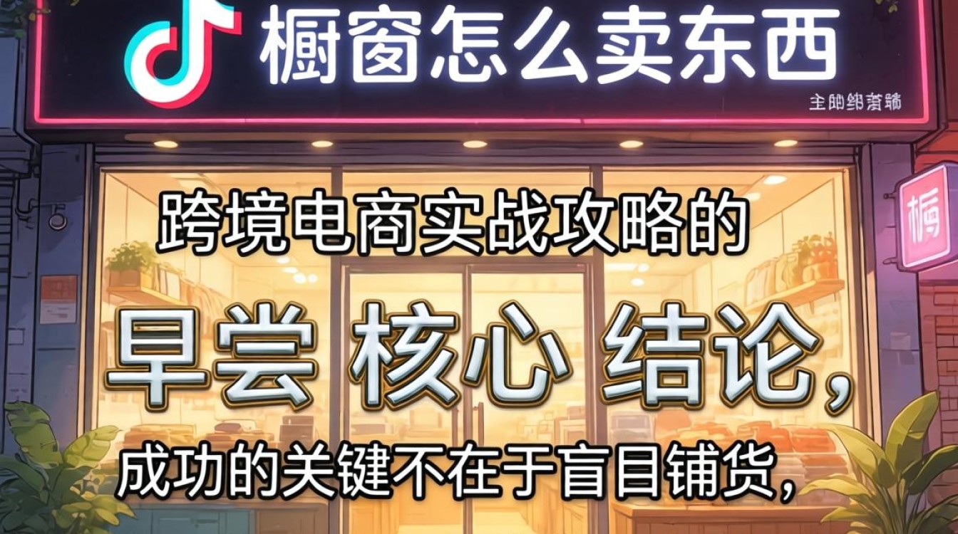 TikTok 橱窗怎么卖东西