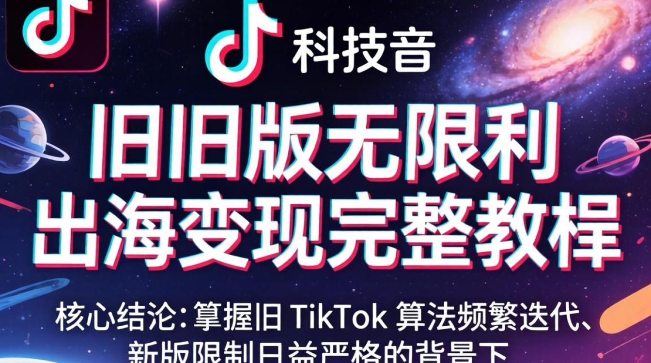 TikTok 旧版无限制出海变现完整教程