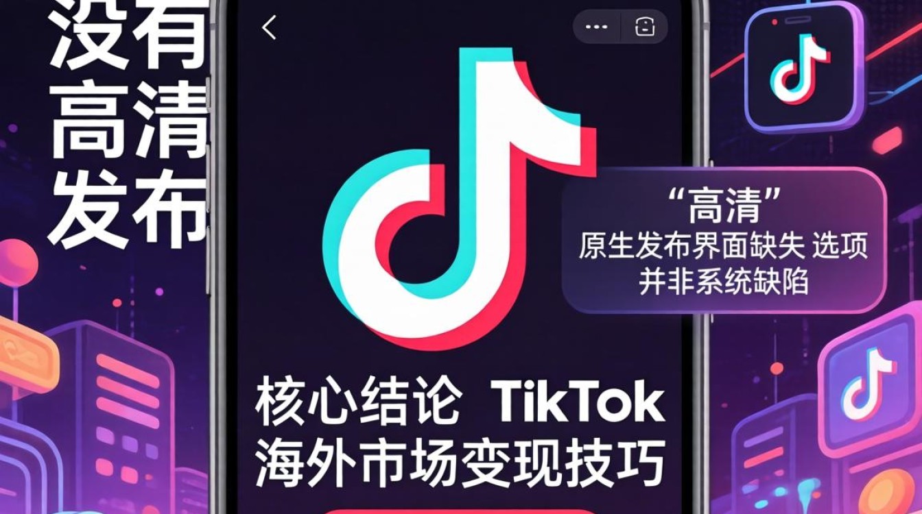 TikTok 没有高清发布按钮怎么办