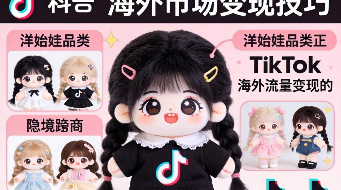 TikTok 上的洋娃娃 海外市场变现技巧