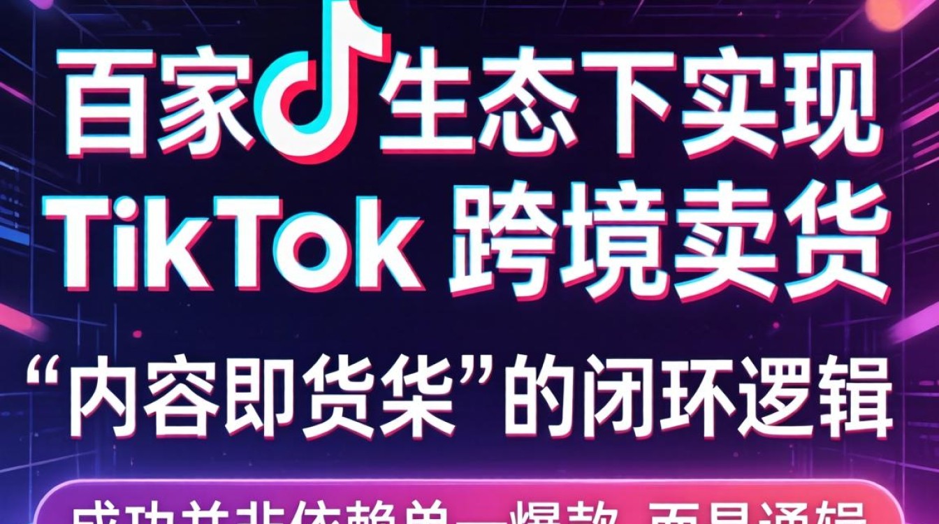 百家号如何开通 TikTok 账号卖货