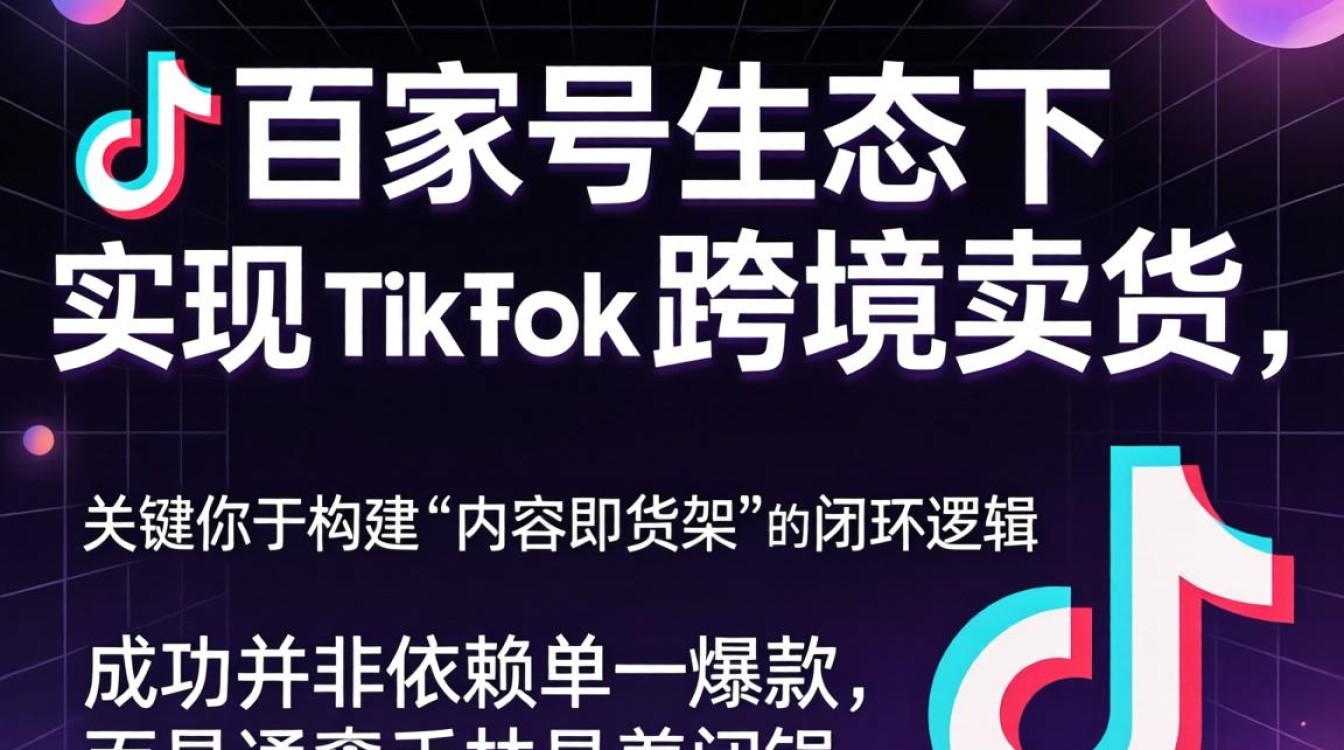 百家号如何开通 TikTok 账号卖货