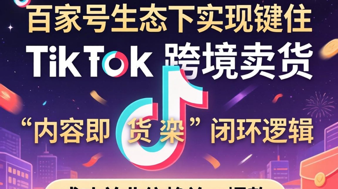 百家号如何开通 TikTok 账号卖货