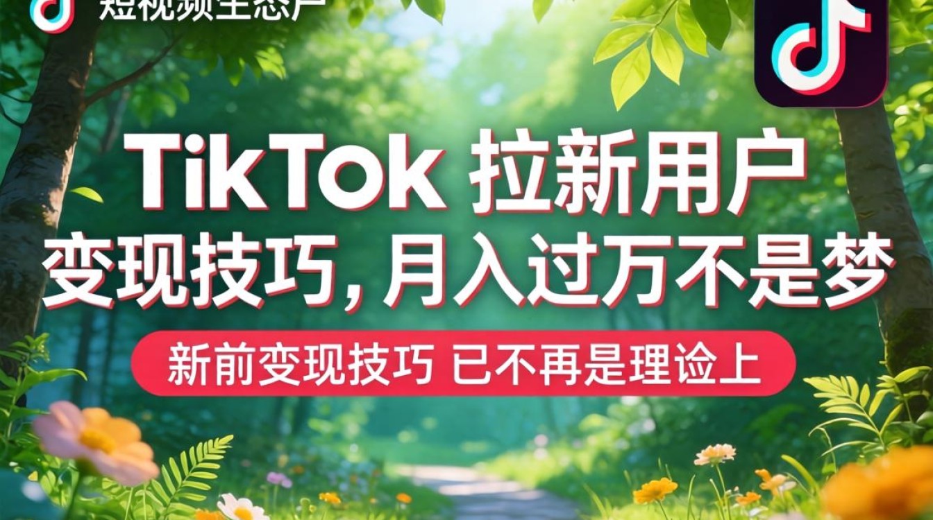 TikTok 拉新用户变现技巧