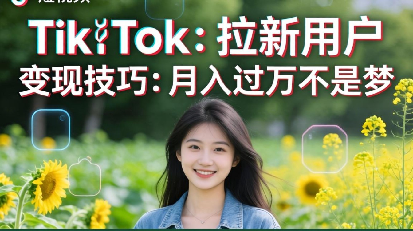 TikTok 拉新用户变现技巧