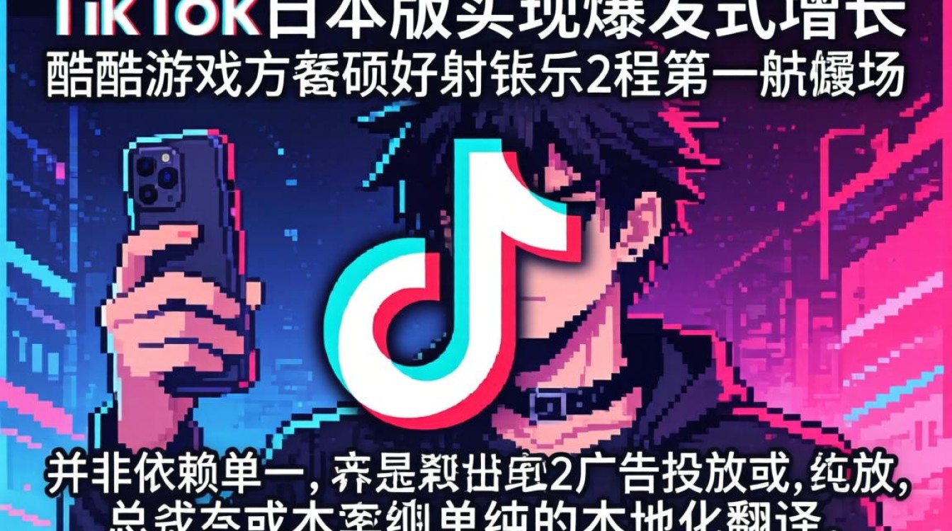 酷酷游戏tiktok日本版成功套路解析