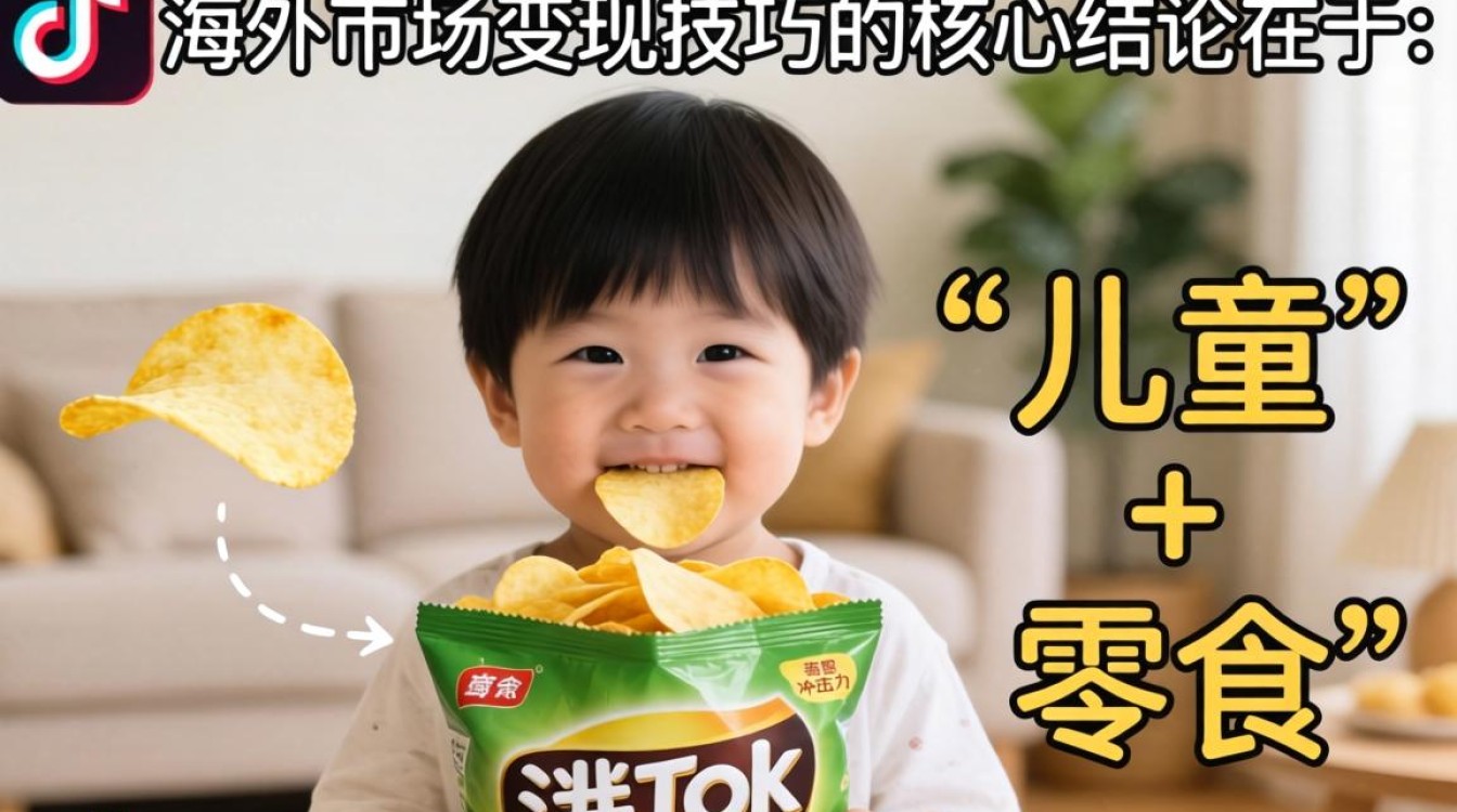 TikTok 小孩抱薯片视频怎么变现