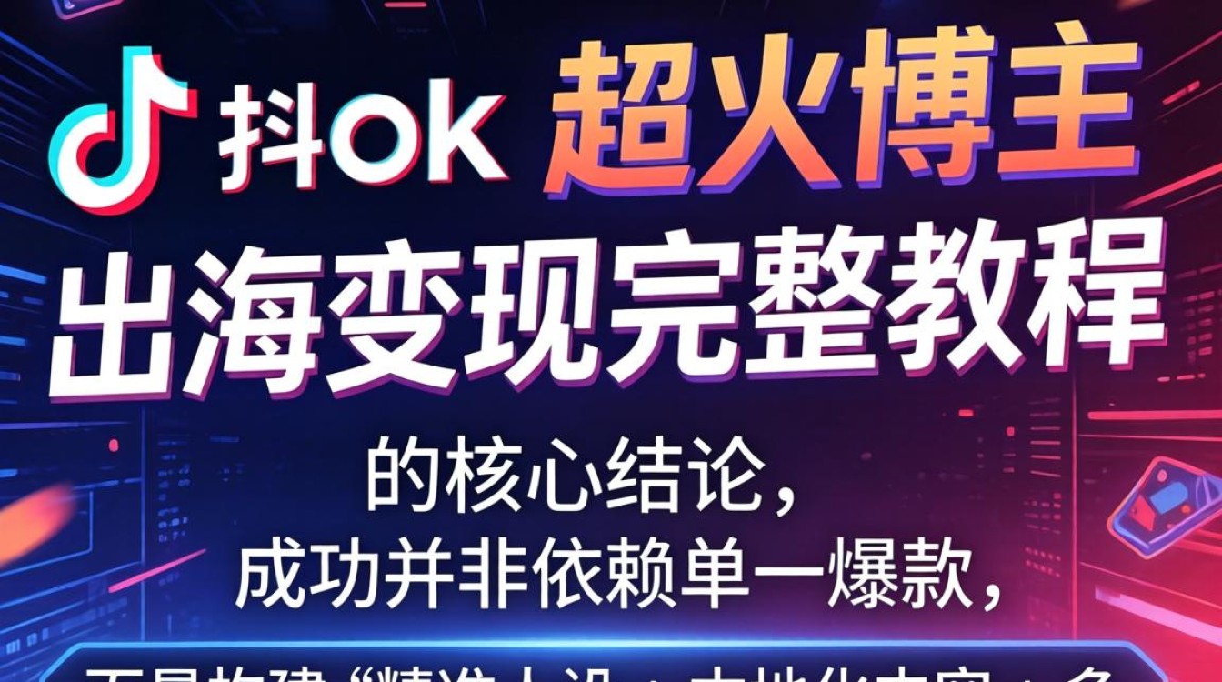 TikTok 超火博主出海变现完整教程怎么做