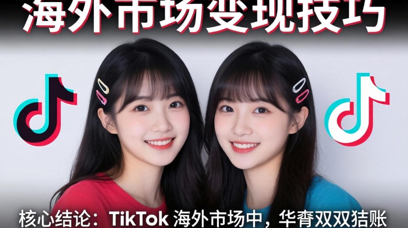 TikTok 华裔双胞胎 海外市场变现技巧