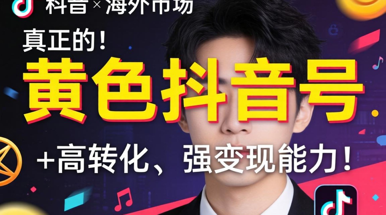 TikTok 黄色抖音号 海外市场入局指南,TikTok 黄色账号怎么注册,TikTok 海外流量怎么获取 TikTok 黄色抖音号 海外市场入局指南