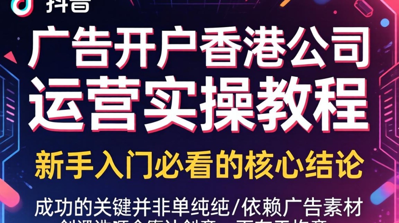 TikTok 广告开户香港公司怎么操作
