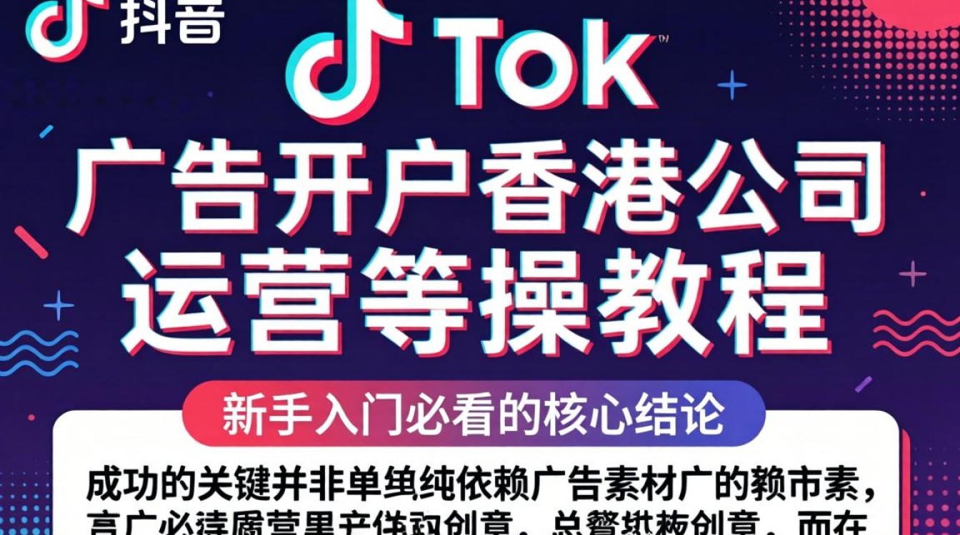 TikTok 广告开户香港公司怎么操作