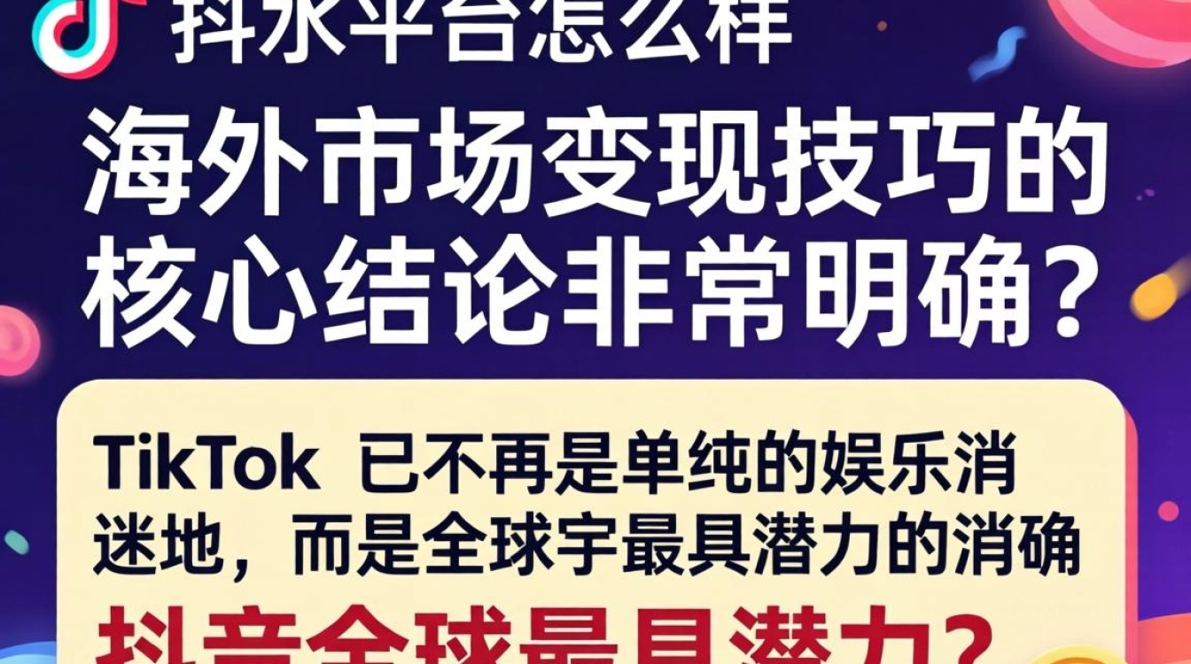 TikTok 海外市场如何变现