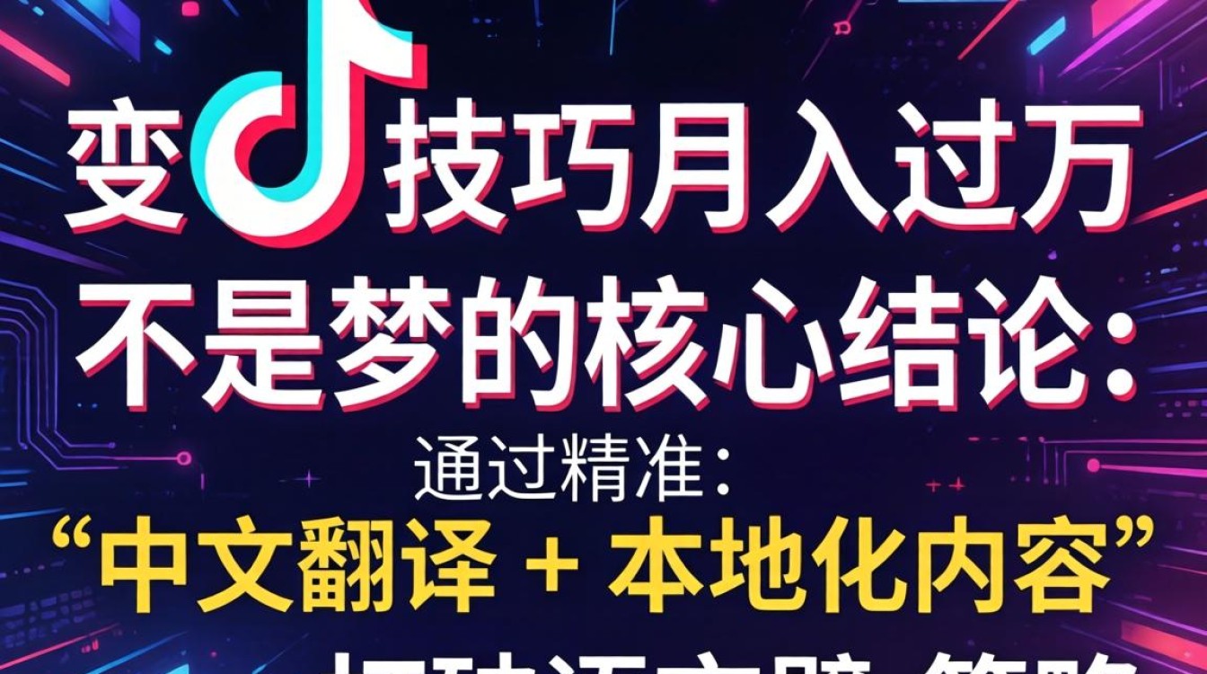 TikTok 用中文翻译变现技巧