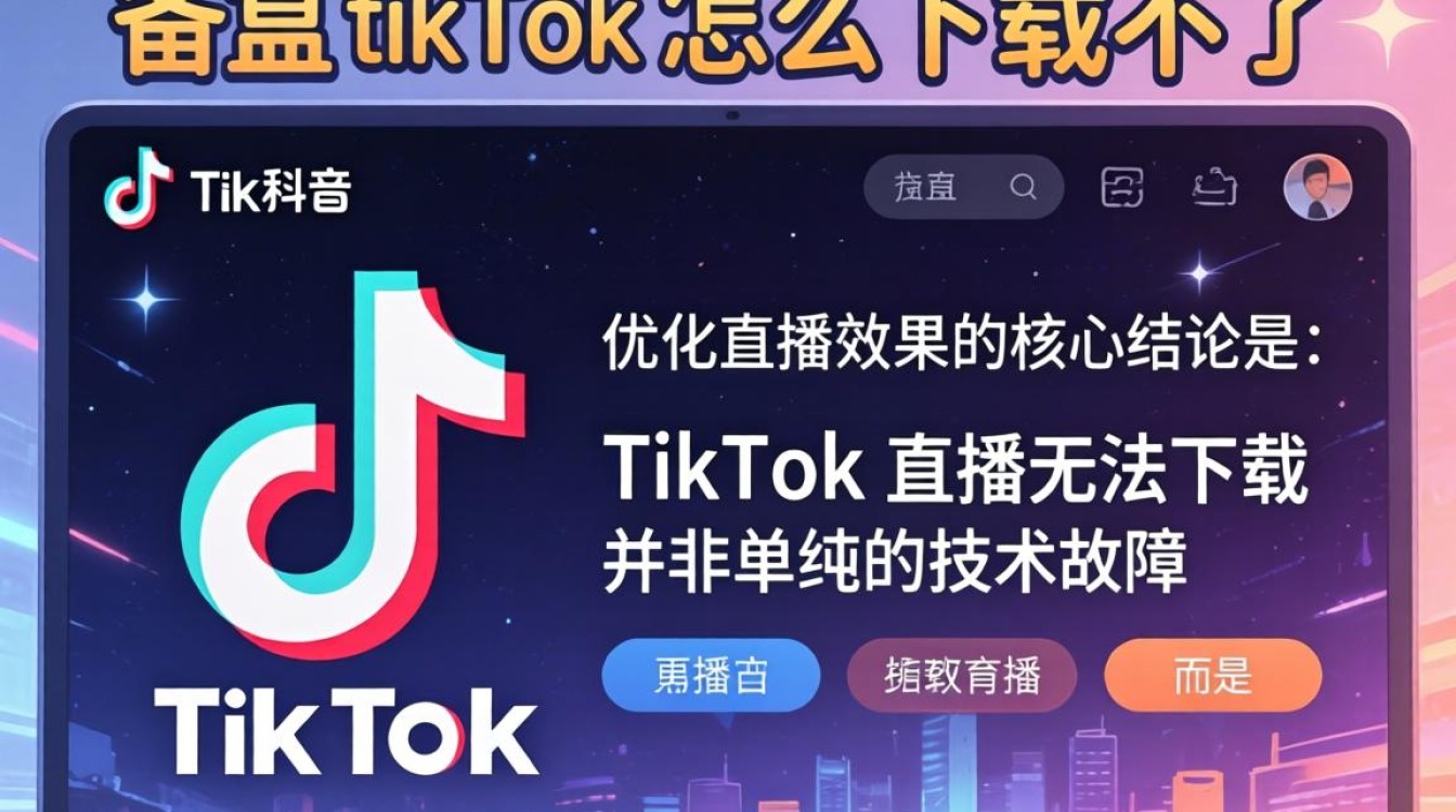 直播复盘支持tiktok怎么下载不了,tiktok下载失败原因及优化直播效果 tiktok下载失败原因及优化直播效果