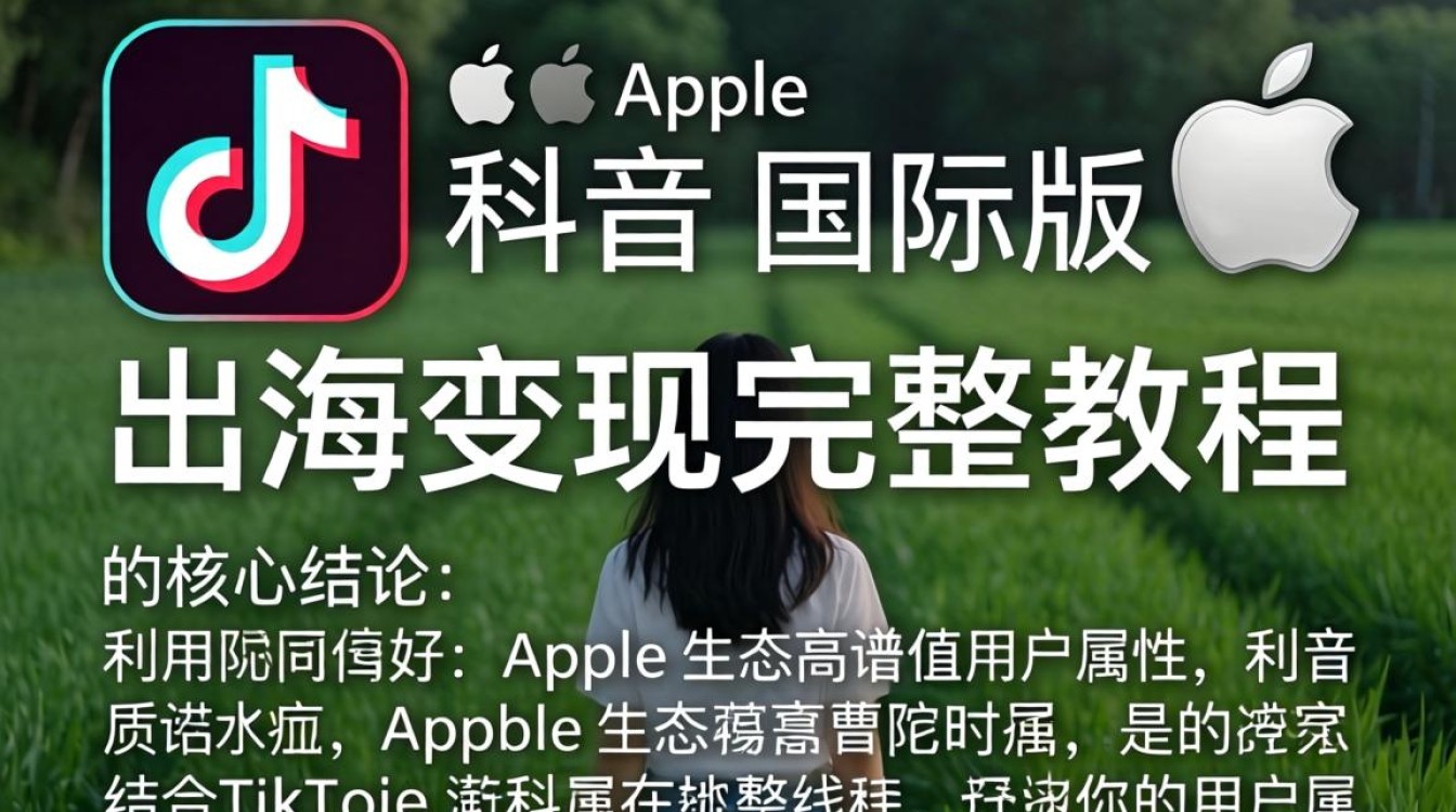 TikTok 国际版 apple 出海变现完整教程