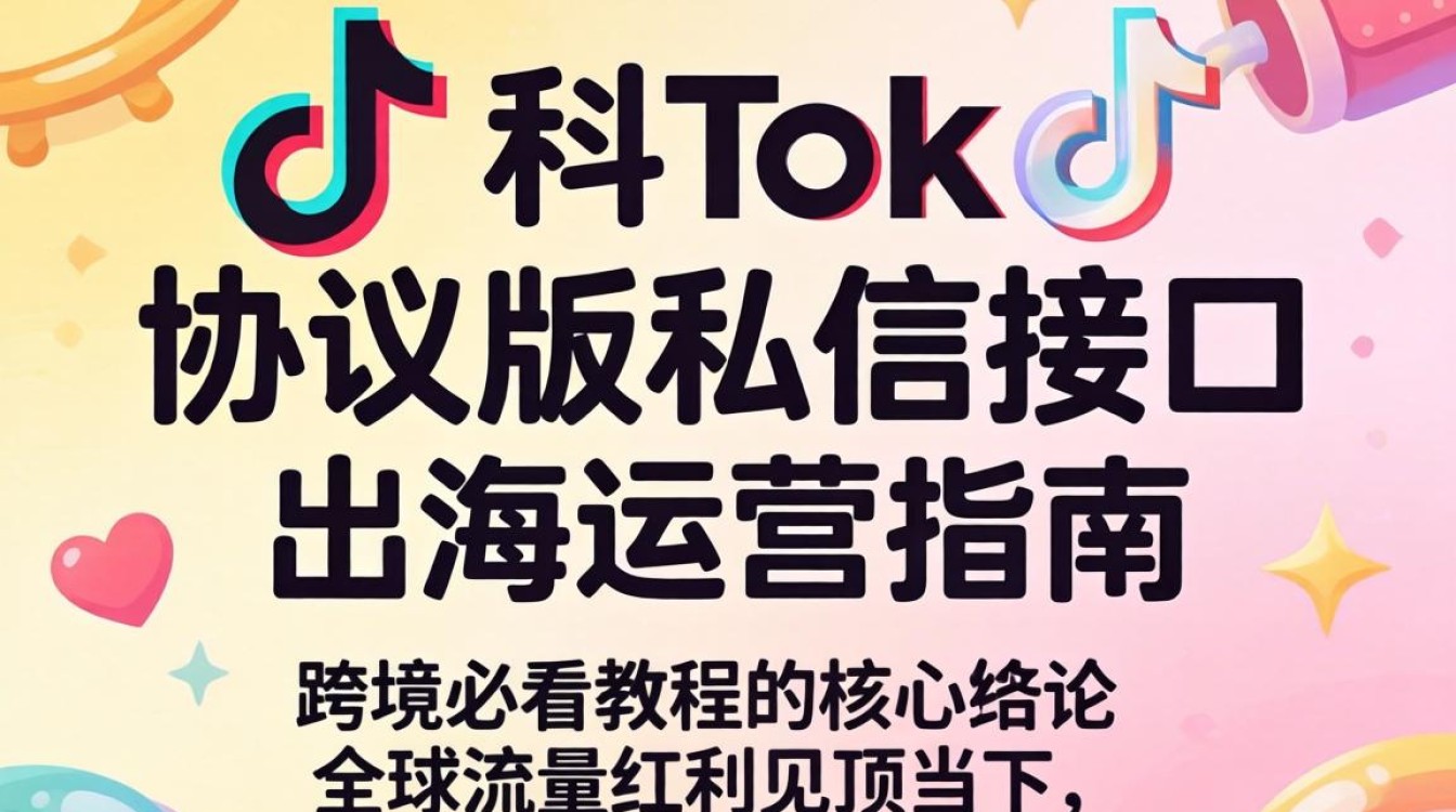 TikTok 协议版私信接口怎么申请