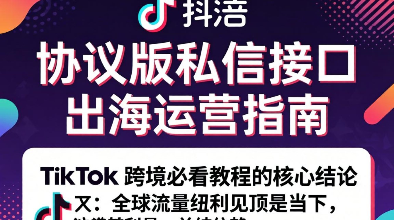 TikTok 协议版私信接口怎么申请