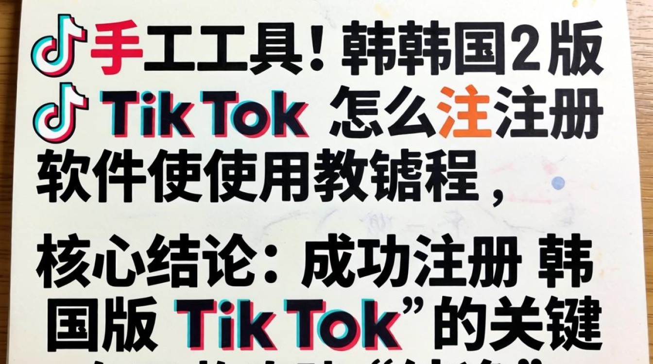 新手工具 韩国版 TikTok 怎么注册