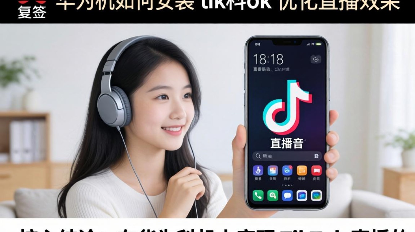 华为手机如何安装TikTok