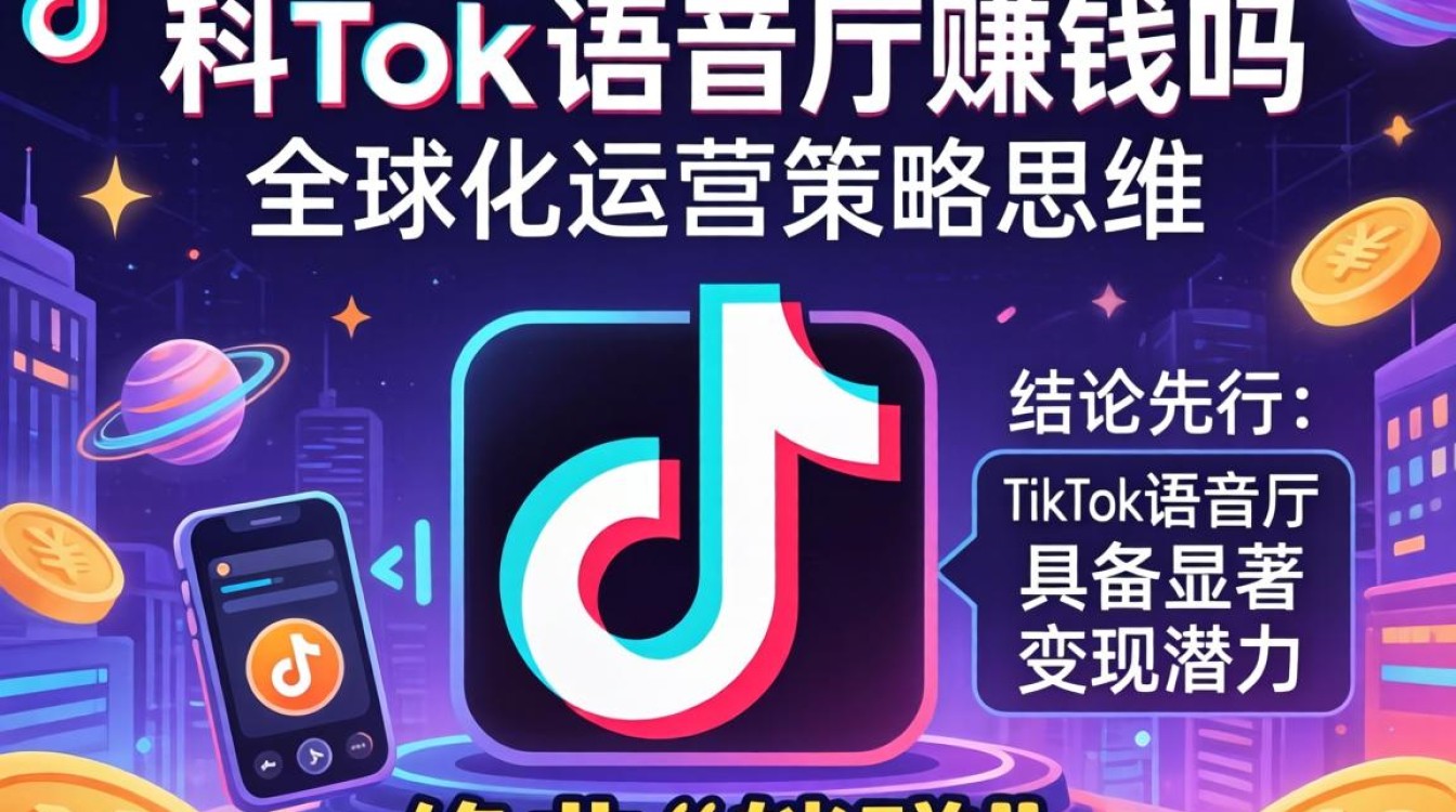 TikTok 语音厅怎么赚钱