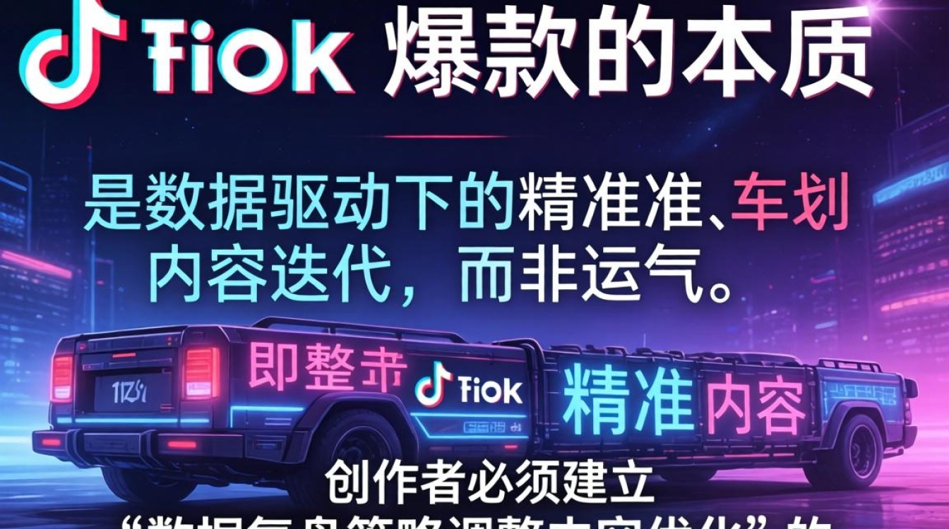 TikTok 数据查看界面内容创作技巧
