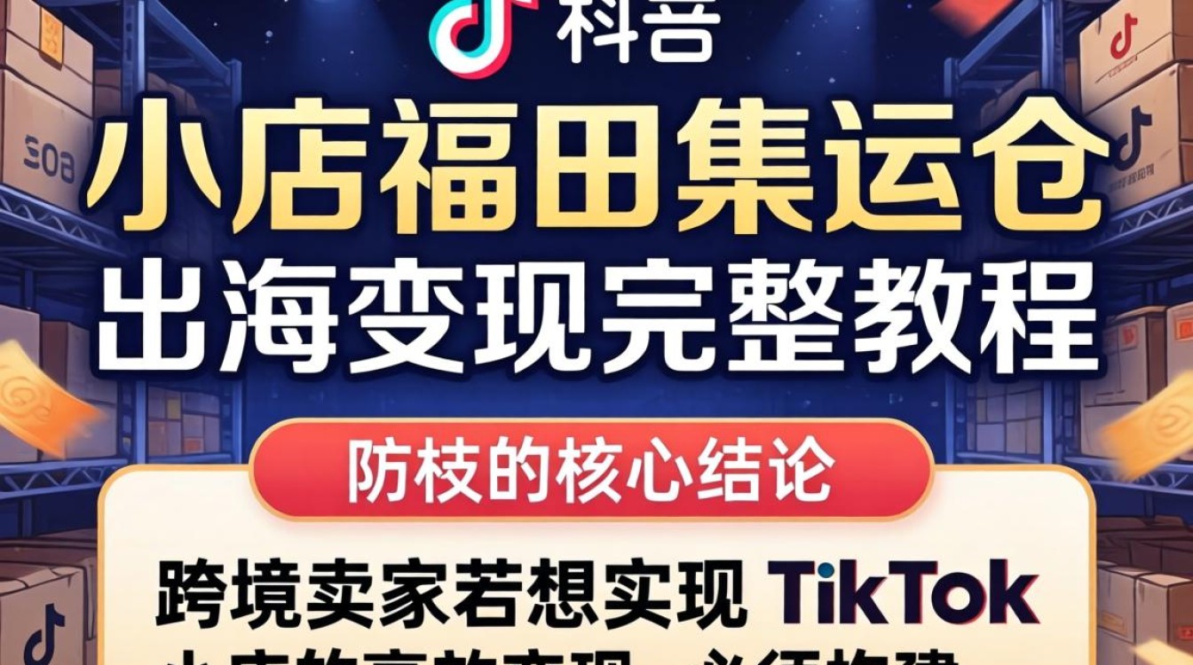 TikTok 小店福田集运仓出海变现完整教程