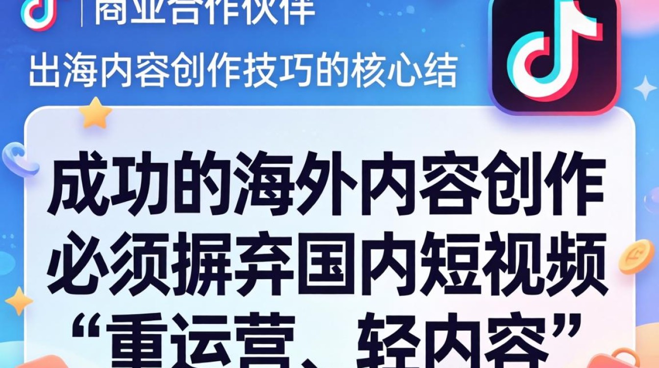 TikTok 商业合作伙伴出海内容创作技巧