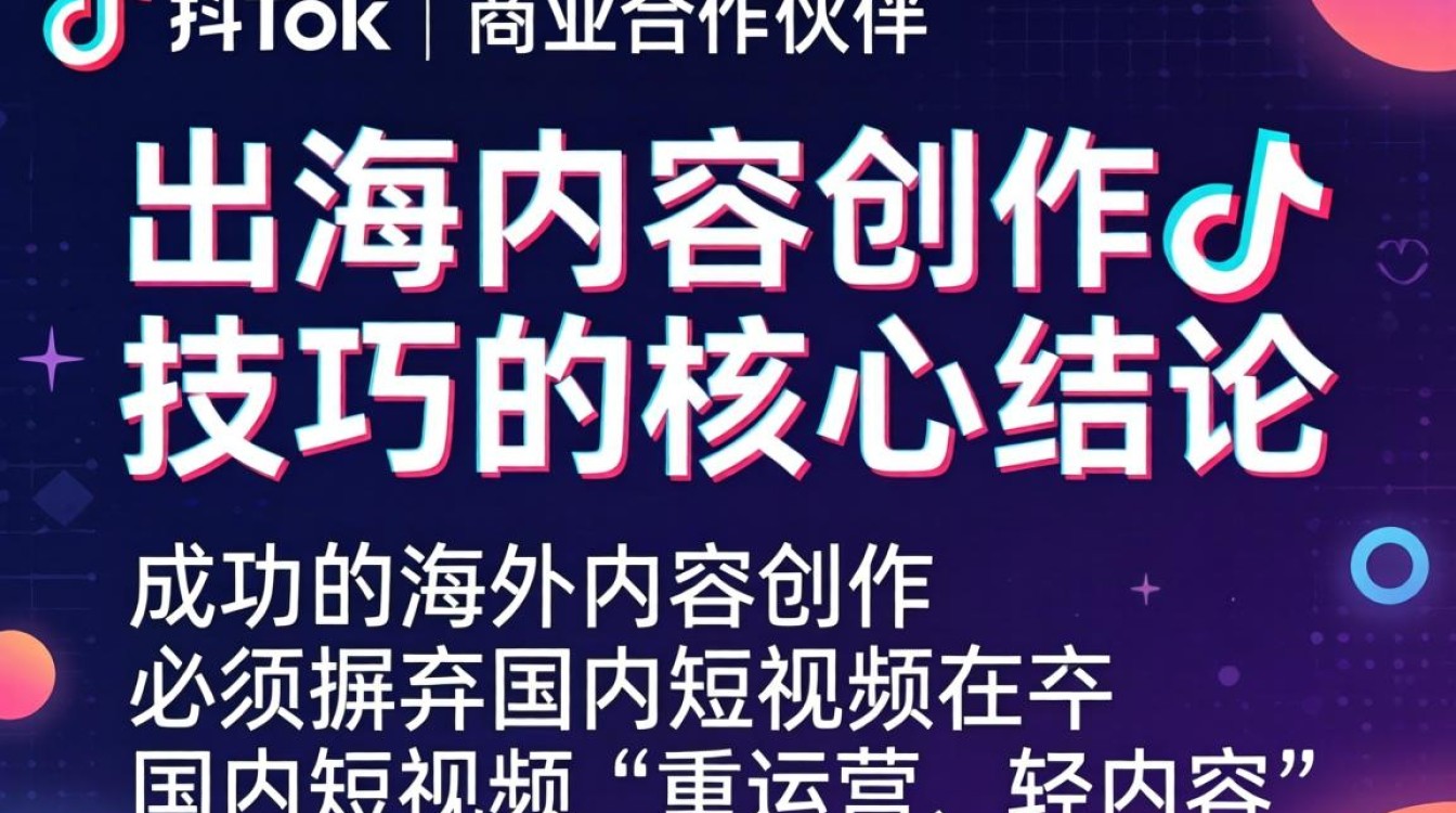 TikTok 商业合作伙伴出海内容创作技巧