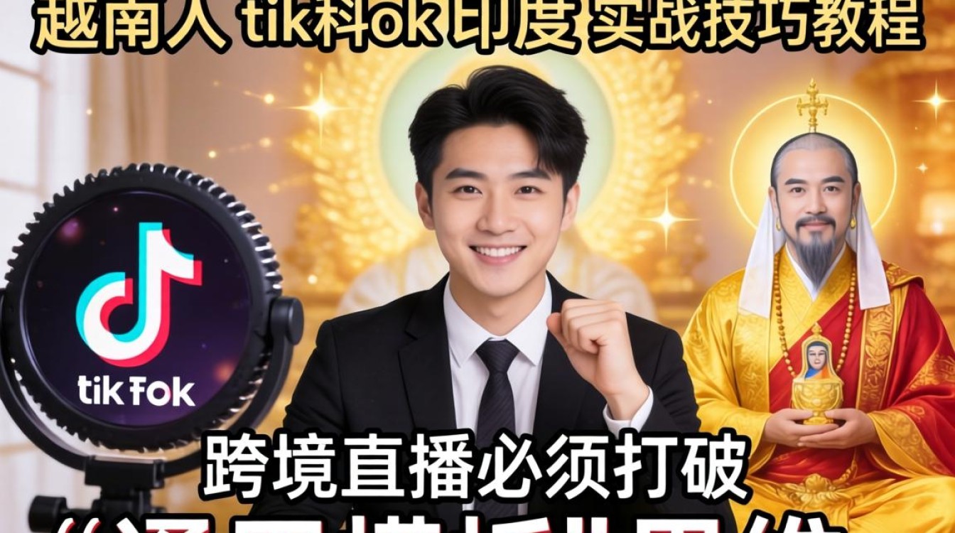 直播带货越南人TikTok印度实战技巧教程