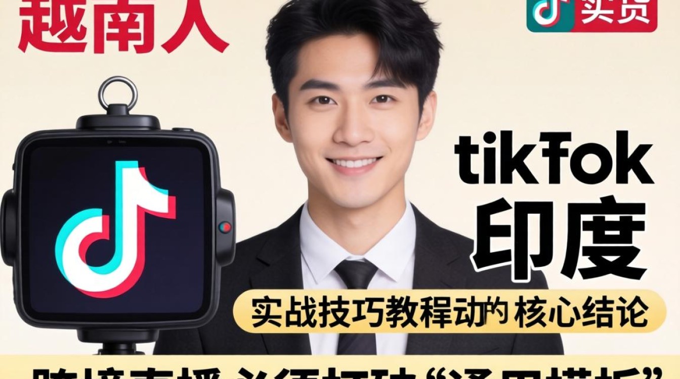 直播带货越南人TikTok印度实战技巧教程