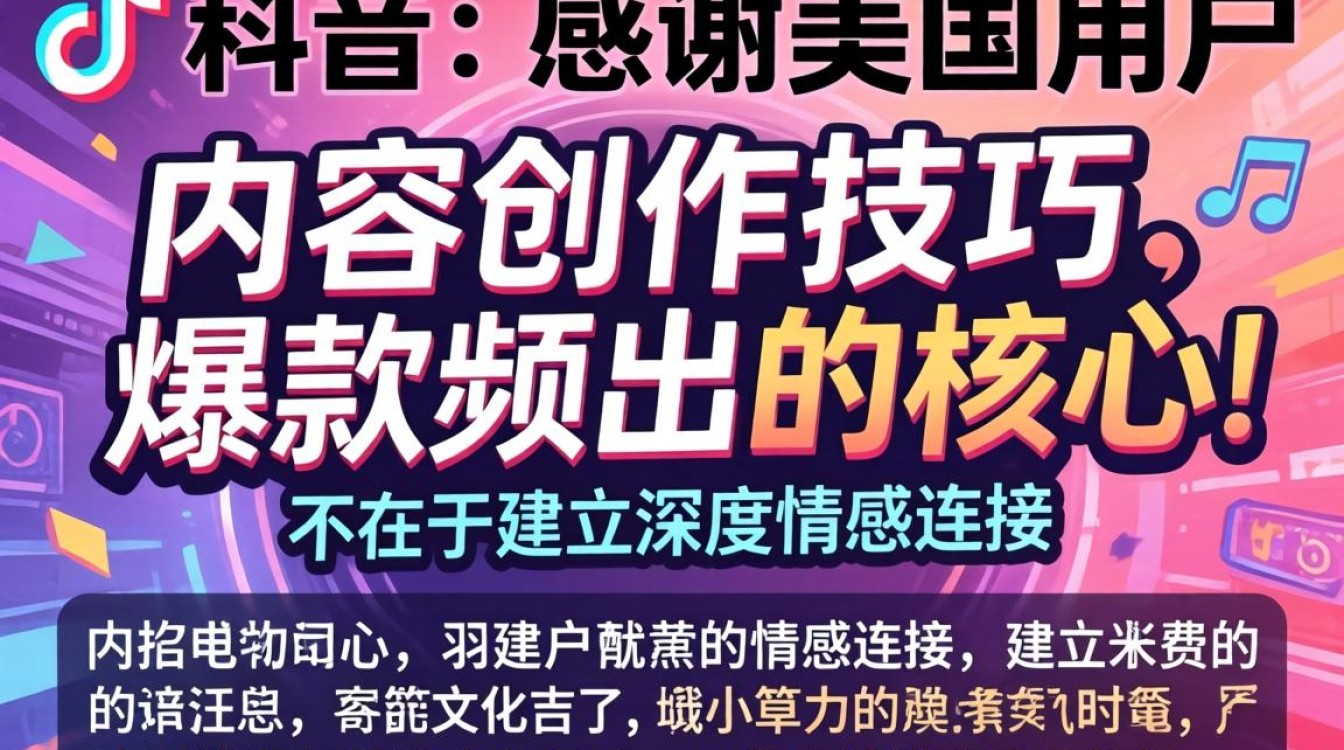 TikTok 感谢美国用户内容创作技巧