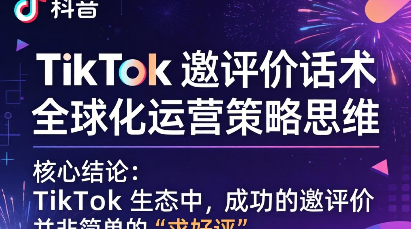 TikTok 邀评价话术 全球化运营策略思维