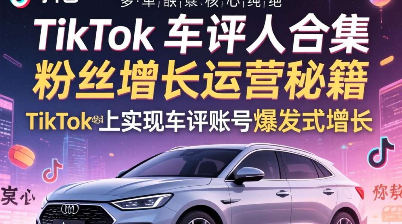 TikTok 车评人合集 粉丝增长运营秘籍
